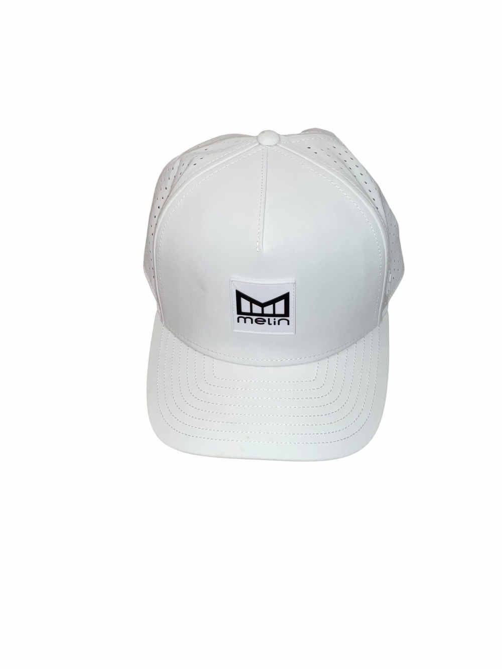 Melin Odyssey Hydro White Performance Snapback Hat S/M